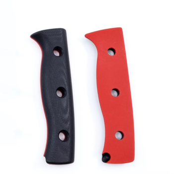 White River Knives Ursus Cub XL Scale Kit Black Red Liner