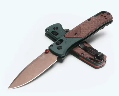 Benchmade 535FE-2602, Benchmade Bugout S90V, Bugout Taiga Green, Benchmade 535, Flat Earth Cerakote, AXIS Lock, Aluminium Griff, Com2you-biwak, Premium EDC Messer, Benchmade Neuheiten, Sammlermesser rar