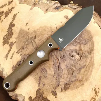 White River Firecraft 4, Firecraft FC4 OD Orange, CPM S35VN Survival Messer, White River Knives Deutschland, Bushcraft Messer Feuerstahl, Com2you-biwak, Robustes Outdoormesser, Jagdmesser S35VN, Kydexscheide Feuerstarter, Firecraft 4 Zoll