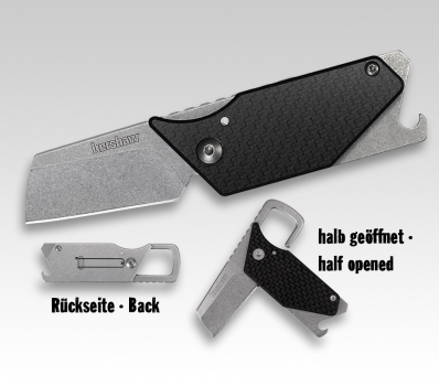 Kershaw Pub 4036BLU, Aluminium Kohlefaser