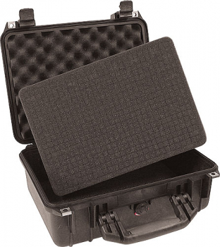 PELI™ Protector Case 1450 mit Schaumstoff schwarz wasserdicht, bruchsicher und staubdicht