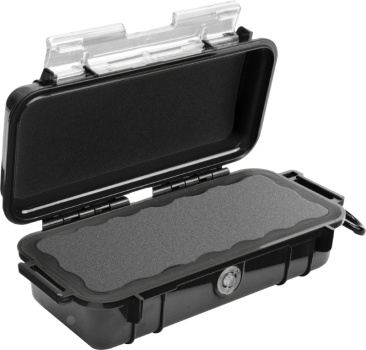 PELI™ MicroCase 1030 schwarzer Boden schwarzer Deckel wasserdicht, bruchsicher und staubdicht