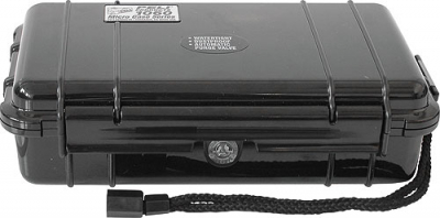 PELI™ MicroCase 1060 schwarzer Boden schwarzer Deckel wasserdicht, bruchsicher und staubdicht