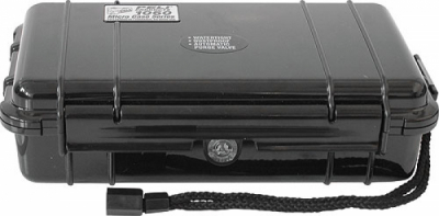 PELI™ MicroCase 1060 schwarzer Boden transparenter Deckel