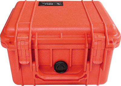 PELI™ Case 1300 mit Schaumstoff orange wasserdicht, bruchsicher und staubdicht