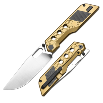 Artisan Cutlery Beest S35VN Gold Titanium