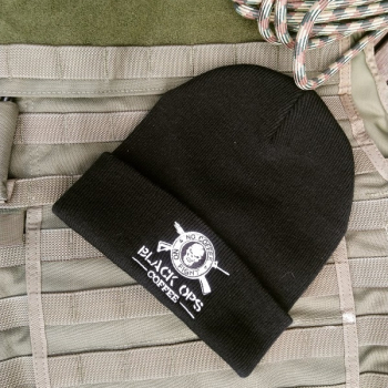 Black Ops Coffee Beanie