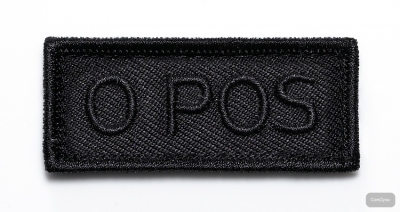 KHS Blutgruppen Patch X|TAC | A POS