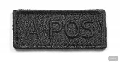 KHS Blutgruppen Patch X|TAC | A POS
