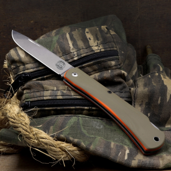White River Mudbug Green G10, White River Mudbug Orange Liner, White River Knives Taschenmesser, Sodbuster Klappmesser G10, CPM-154 Backlock, White River Deutschland, Com2you-biwak, EDC Taschenmesser G10