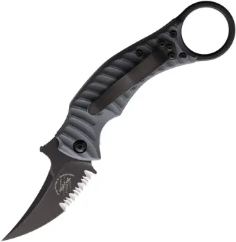 Bastinelli Knives and Doug Marcaida Mako Folder Gray verzahnt