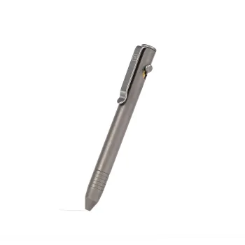 Big Idea Design Base Line Bolt Action Pen Titan Stonewash