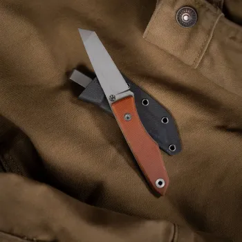 Big Idea Design USA Lookout CPM MagnaCut Tanto Canvas-Micarta Natur