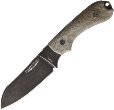 Bradford Knives Guardian 3 Sheepsfoot 3D OD Green