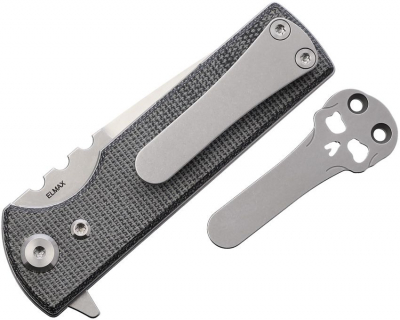 Chaves Knives T.A.K. Linerlock SW Micarta Blk