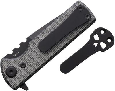 Chaves Knives T.A.K. Linerlock PVD Micarta Blk Tanto