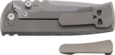 Chaves Redencion 229, M390 Titan Stonewash, Magnetisches Inlay Messer, Ramon Chaves 229 Stw, Framelock Messer Titan, Drop Point EDC, Premium Taschenmesser