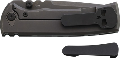 Chaves Redencion 229, M390 Titan Messer, Magnetisches Inlay Messer, Ramon Chaves 229 Grau, Framelock Messer Titan, Drop Point EDC, Premium Taschenmesser