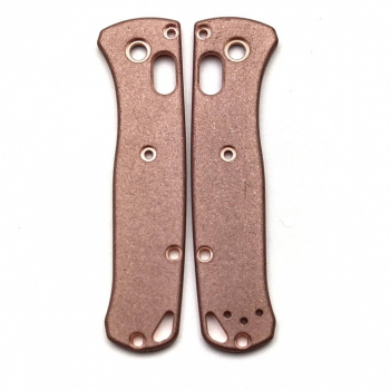 Flytanium Kupfer Griffschalen für Benchmade Bugout Mini Antique Stonewash