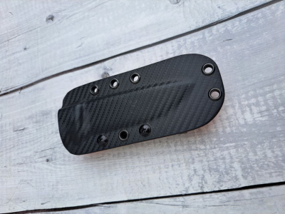 Custom Kydexscheide Pancake für Fällkniven F1 Carbon Orange