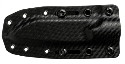 Dawson Knives, Contractor, 80CrV2 Stahl, Hamon Messer, Carbonstahl Messer, G10 Black, Handgefertigt USA, Arbeitsmesser, Custom Messer, Taktisches Messer.