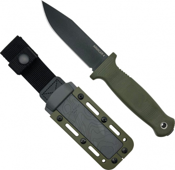 Demko Knives Armiger 4 Fixed Blade Clip Oliv