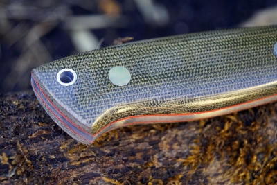Brisa Enzo Trapper 95 N690Co Sc Canvas Green Micarta