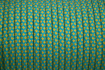 Paracord 550 Teal & Goldenrod Type III​