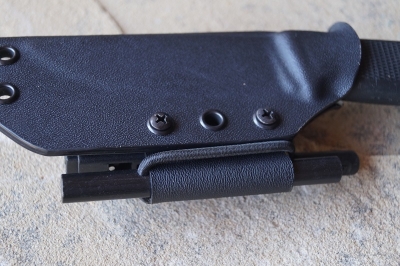 custom kydexscheide für fällkniven f1 taco gefaltet