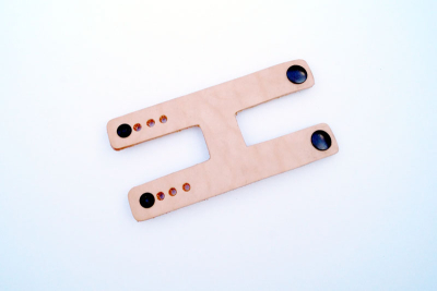 IWB Belt Loop Tactical Leather Natural Double Strap