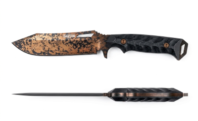 Dawson Knives Shepherd XL, Wildfire G10 Black, 80CrV2 Stahl, großes Outdoormesser, Survival Messer, Dawson Knives Deutschland, Com2you-biwak, XL Jagdmesser