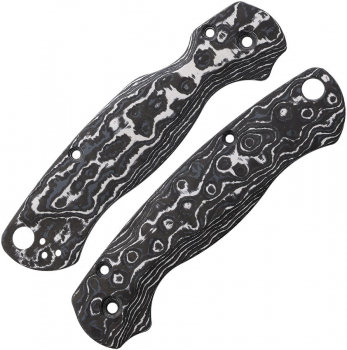 Flytanium Spyderco Para Military 2 Lotus Carbon White Griffschalen