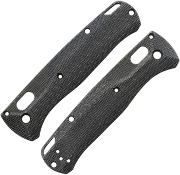 Flytanium Benchmade Bugout Crossfade Micarta Black Scales 