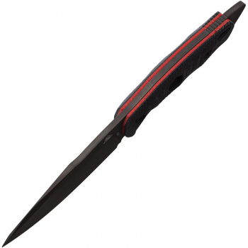 Fobos Knives Alaris Fixed Blade Black/Red PVD 