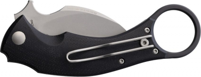 Bastinelli Knives FKMD Blackbird Black Stonewashed