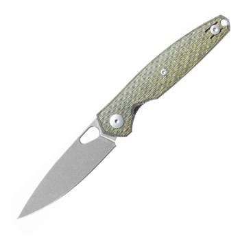 Giant Mouse ACE REO Linerlock Micarta Green Magnacut