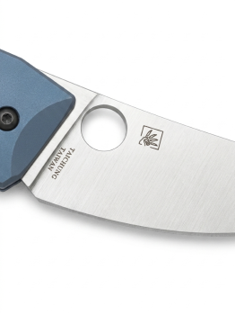 Spyderco SpydieChef Blue, Spyderco C211TIPBL, SpydieChef Titan Blau, Marcin Slysz Spyderco, LC200N rostfrei, Collector Edition Messer, High-End EDC, Com2you-biwak