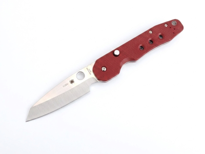 Spyderco Smock M390, Spyderco C240GPRD, Smock Red G10, Spyderco Taichung, Premium EDC Messer, Böhler M390 Taschenmesser, Spyderco Rarität kaufen, Com2you-biwak