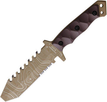 Halfbreed Blades ERK-01 Emergency Rescue Knife Desert Topo