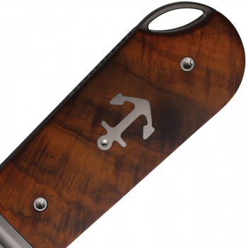 Karbon Knives Ahoy Framelock Desert Ironwood Anker