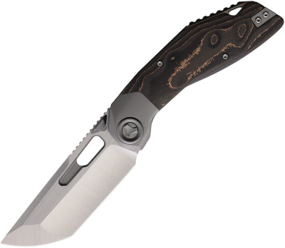 Ketuo Knives Yakuza Framelock Copper Foil Titan SW M390