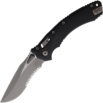 Microtech Knives Amphibian S/E Ram-Lok Apoc Black G10