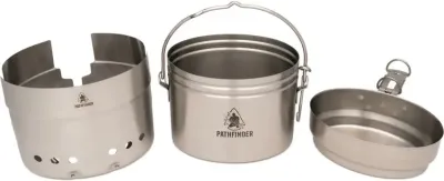 Pathfinder M40 Cook Survival Set aus edelstahl