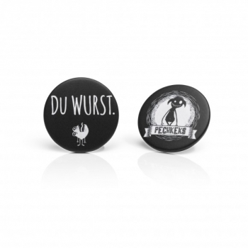 Pechkeks Buttons Twin Pieks - Du Wurst