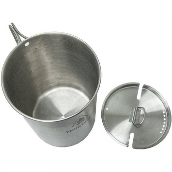 Pathfinder Edelstahl Tasse und Deckel 1.4L
