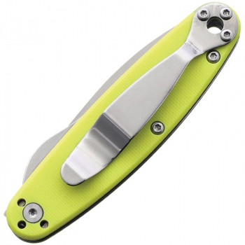 Churp Taschenmesser Linerlock Micarta Yellow