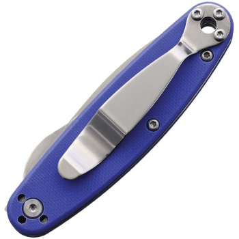 Churp Taschenmesser Linerlock Micarta Blue