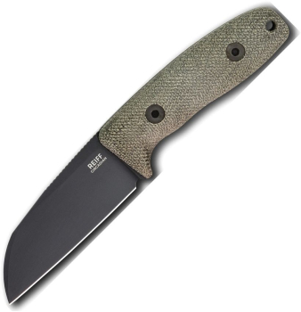 Reiff Knives Circadian Fixed Blade Sheepfoot Green DLC