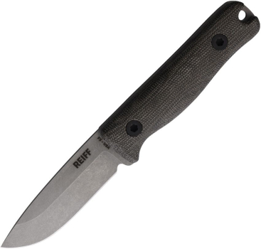 Reiff Knives F3 EDC, Reiff F3 SW, Micarta Green, CPM MagnaCut Stonewash, Kydex Scheide, feststehendes Outdoor Messer grün, Bushcraft EDC, Olivgrün