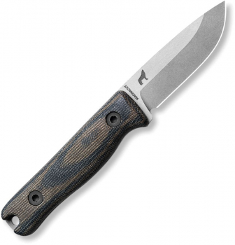 Reiff Knives F3 EDC Magna Micarta Black Green Leder